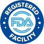 FDA registered facility badge